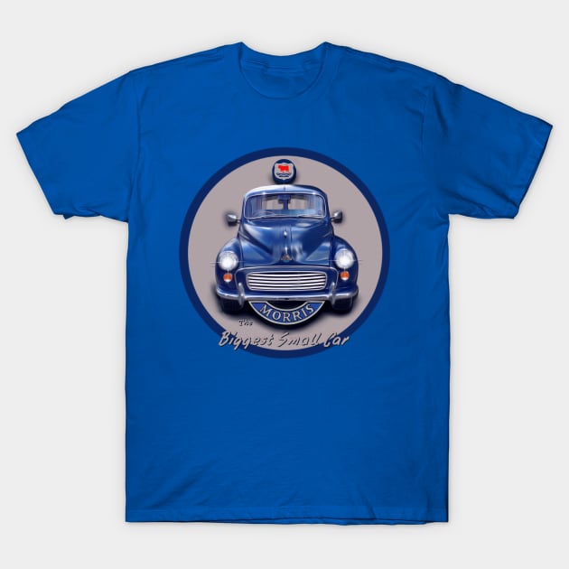 Classic Morris Minor Car T-Shirt by MotorManiac